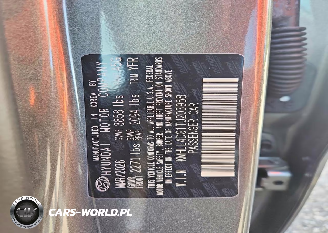 2026 Hyundai Elantra Se VIN:KMHLL4DG1TU203958 - 12
