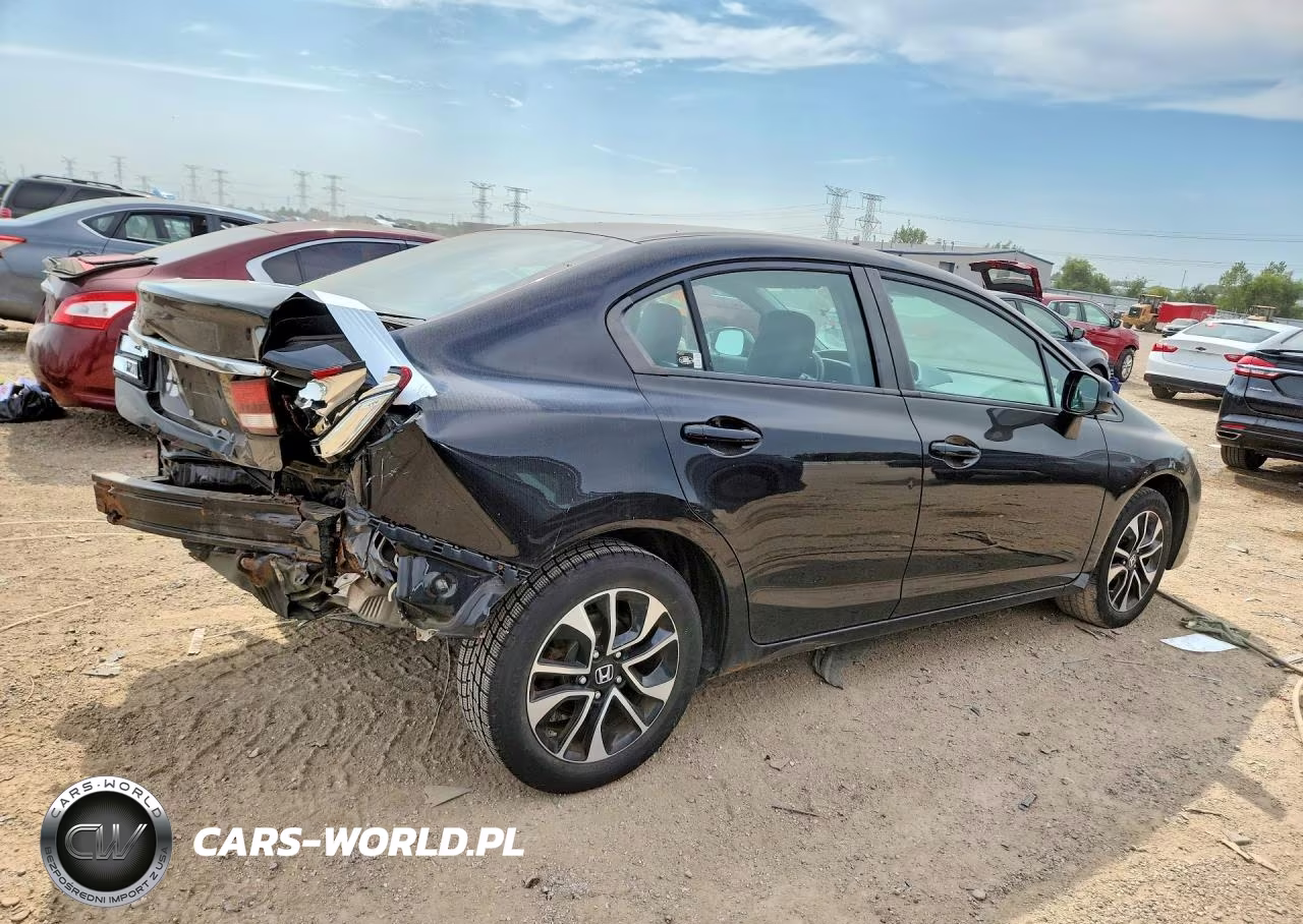 2013 Honda Civic Exl VIN:19XFB2F96DE059508 - 3