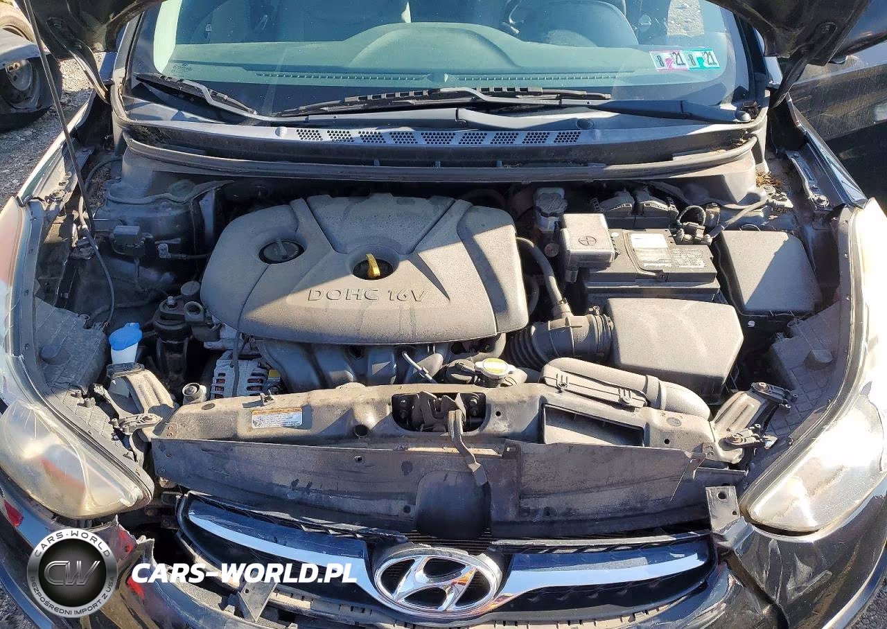 2012 Hyundai Elantra Gls VIN:5NPDH4AE9CH095810 - 11