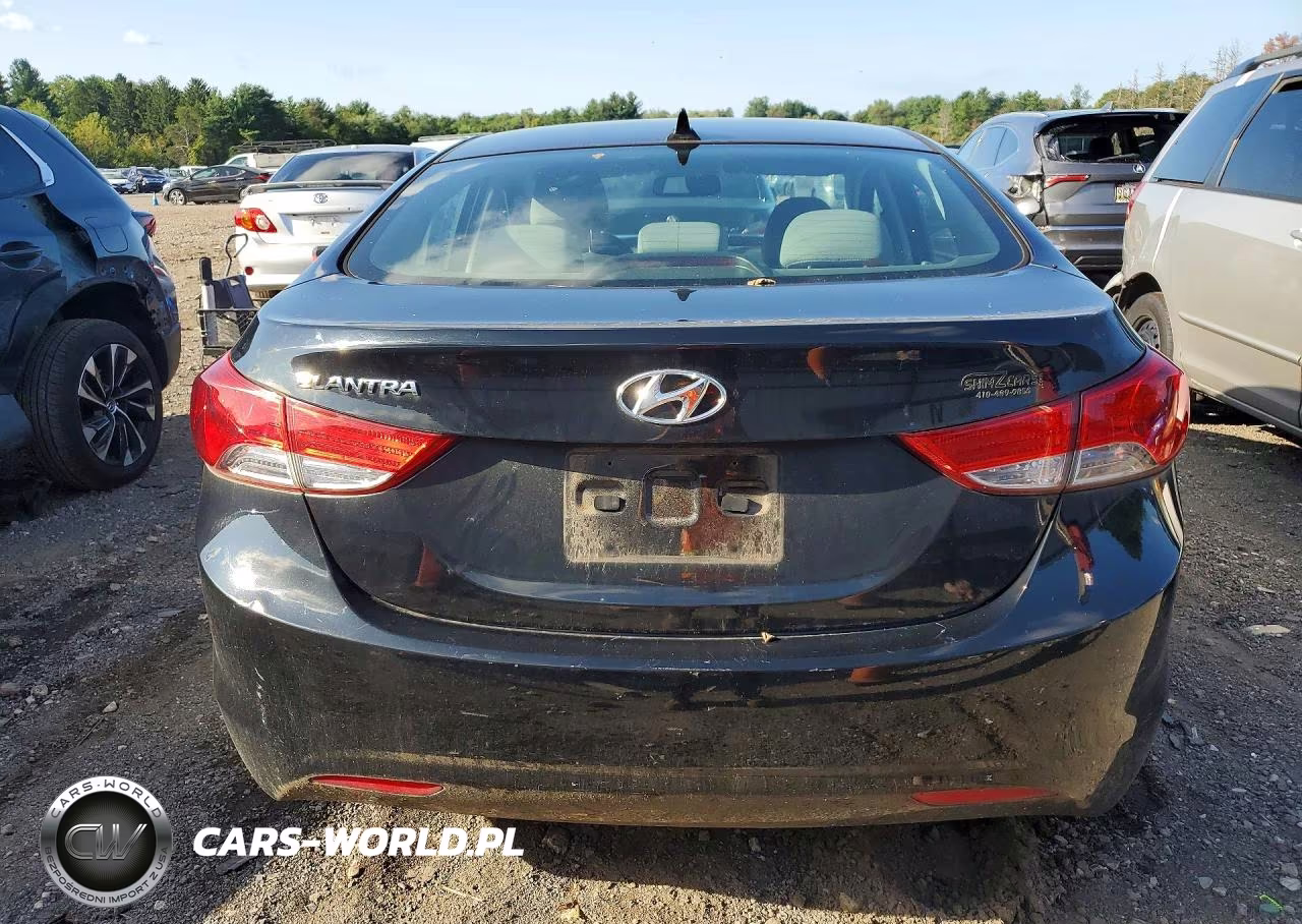 2012 Hyundai Elantra Gls VIN:5NPDH4AE9CH095810 - 6