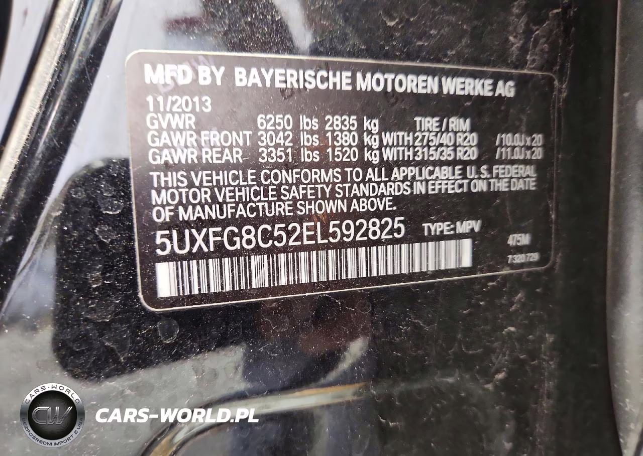 2014 BMW X6 xDrive50I VIN:5UXFG8C52EL592825 - 13