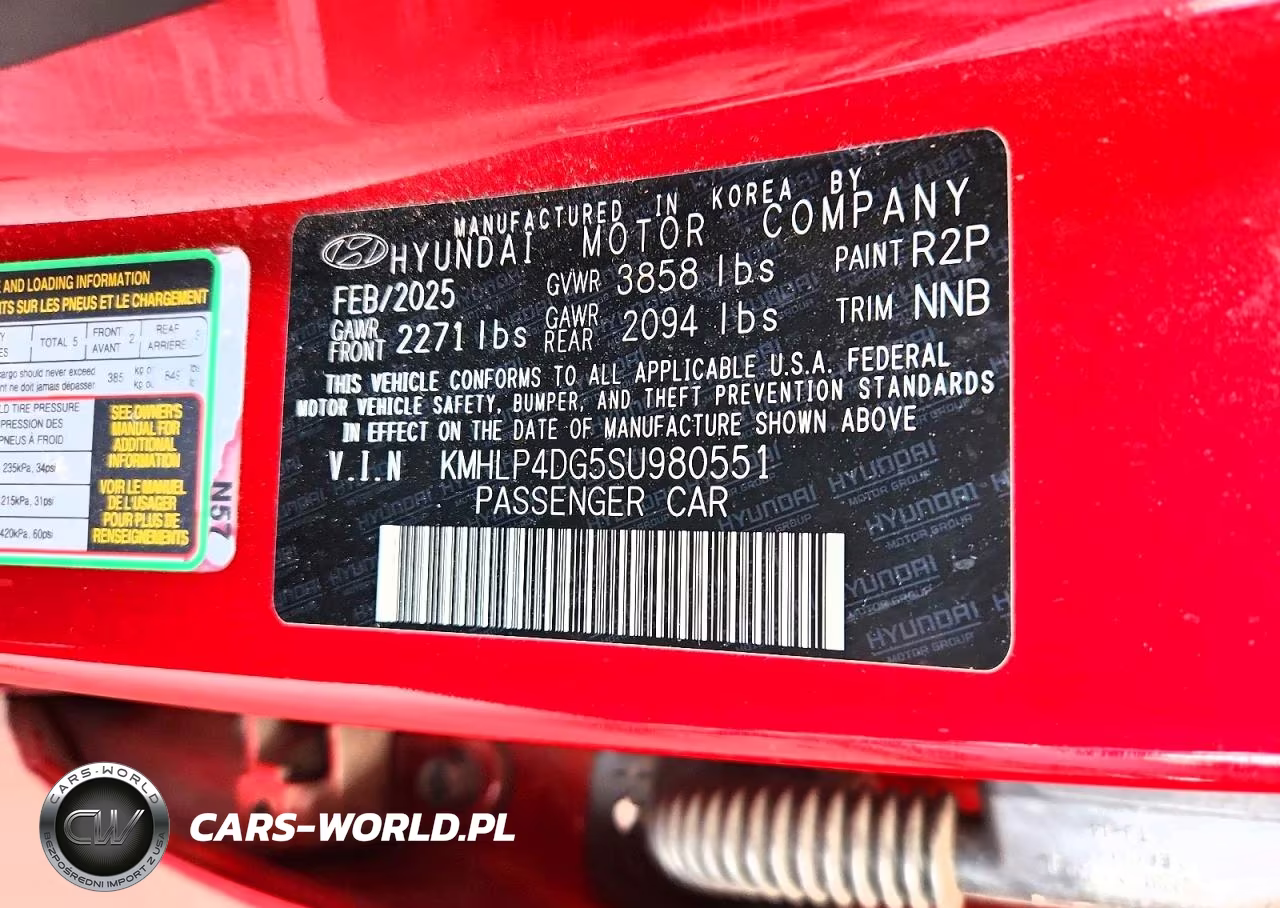 2025 Hyundai Elantra Limited VIN:KMHLP4DG5SU980551 - 12