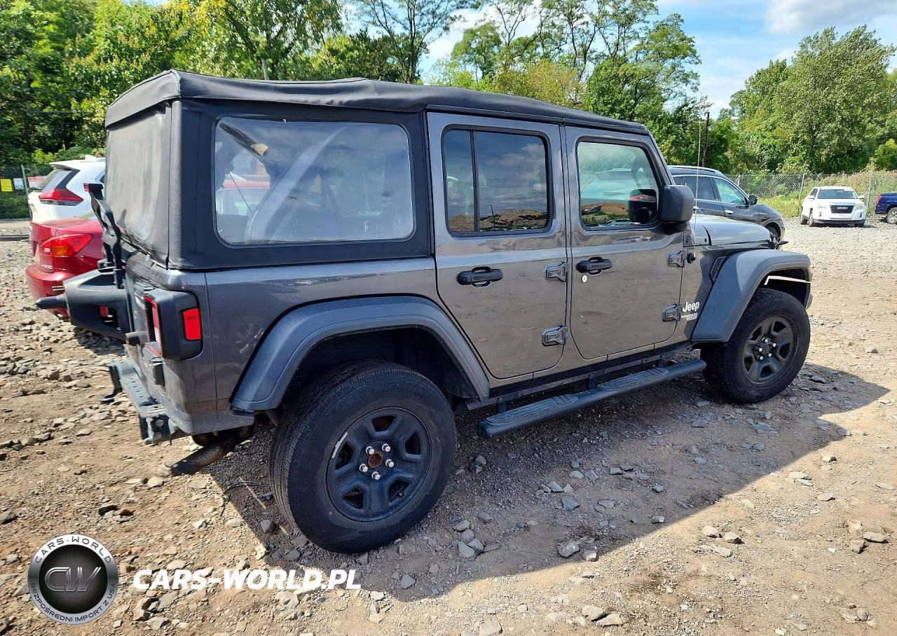 2019 Jeep Wrangler Unlimited Sport VIN:1C4HJXDN9KW541627 - 3