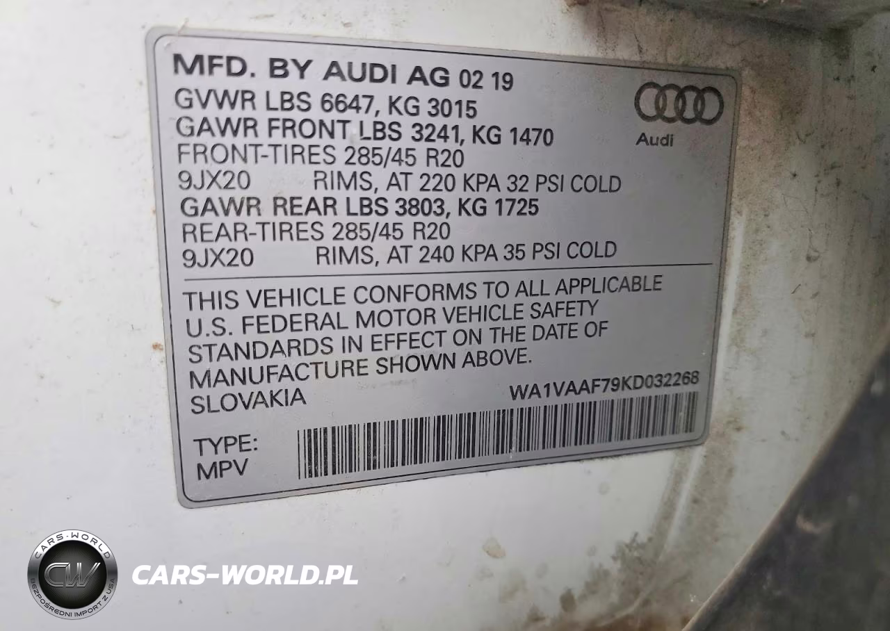 2019 Audi Q7 Prestige VIN:WA1VAAF79KD032268 - 13