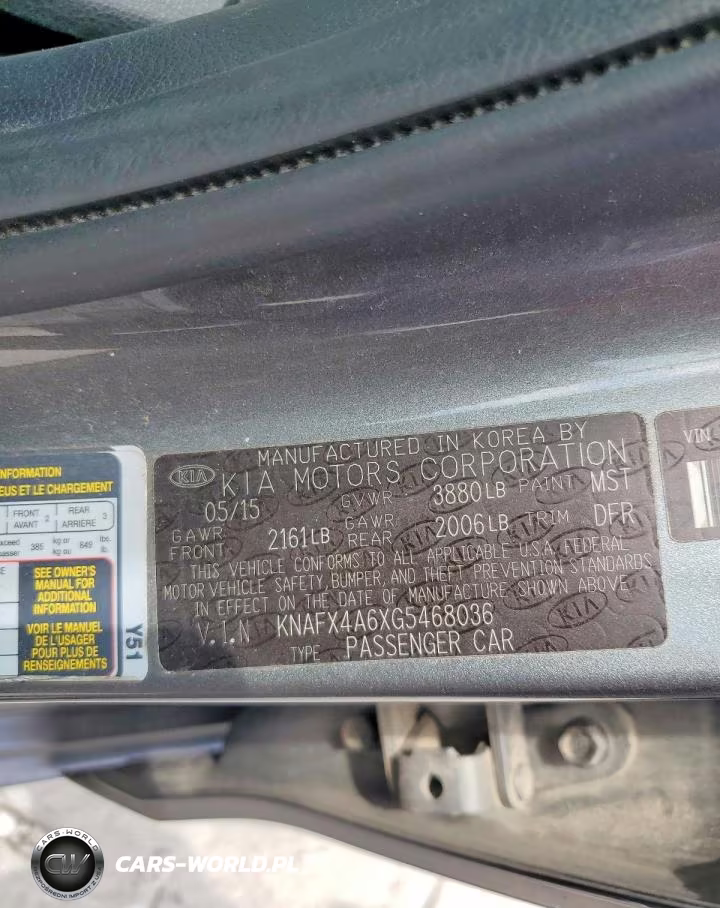 2016 Kia Forte Lx VIN:KNAFX4A6XG5468036 - 12