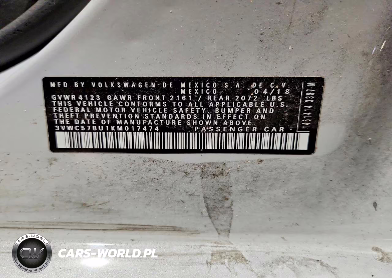 2019 Volkswagen Jetta S VIN:3VWC57BU1KM017474 - 12