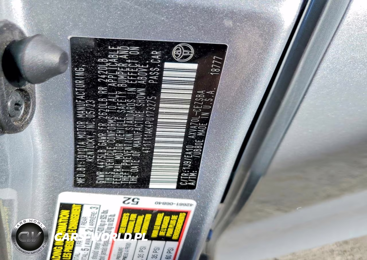 2023 Toyota Camry Se VIN:4T1T11AK4PU173275 - 12