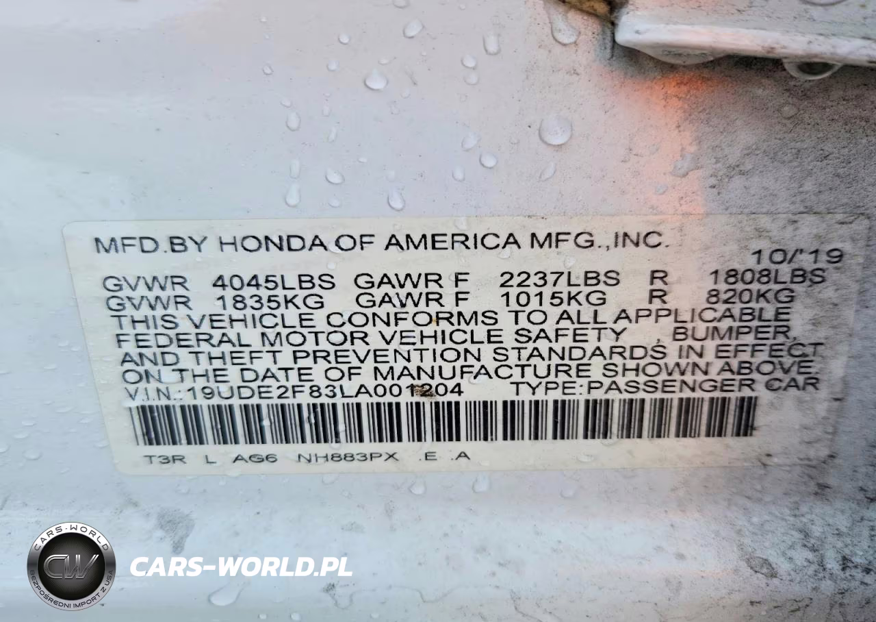 2020 Acura Ilx Premium A-Spec VIN:19UDE2F83LA001204 - 12