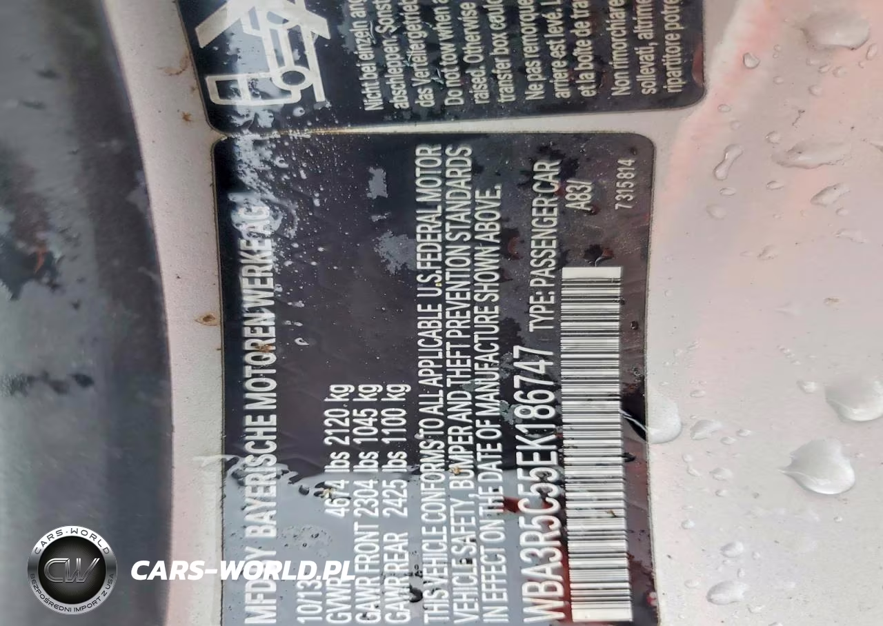 2014 BMW 435 Xi VIN:WBA3R5C55EK186747 - 13