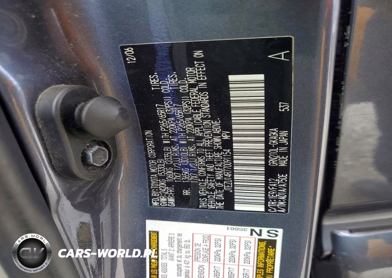 2007 Toyota 4Runner Sr5 VIN:JTEZU14R770091154 - 13