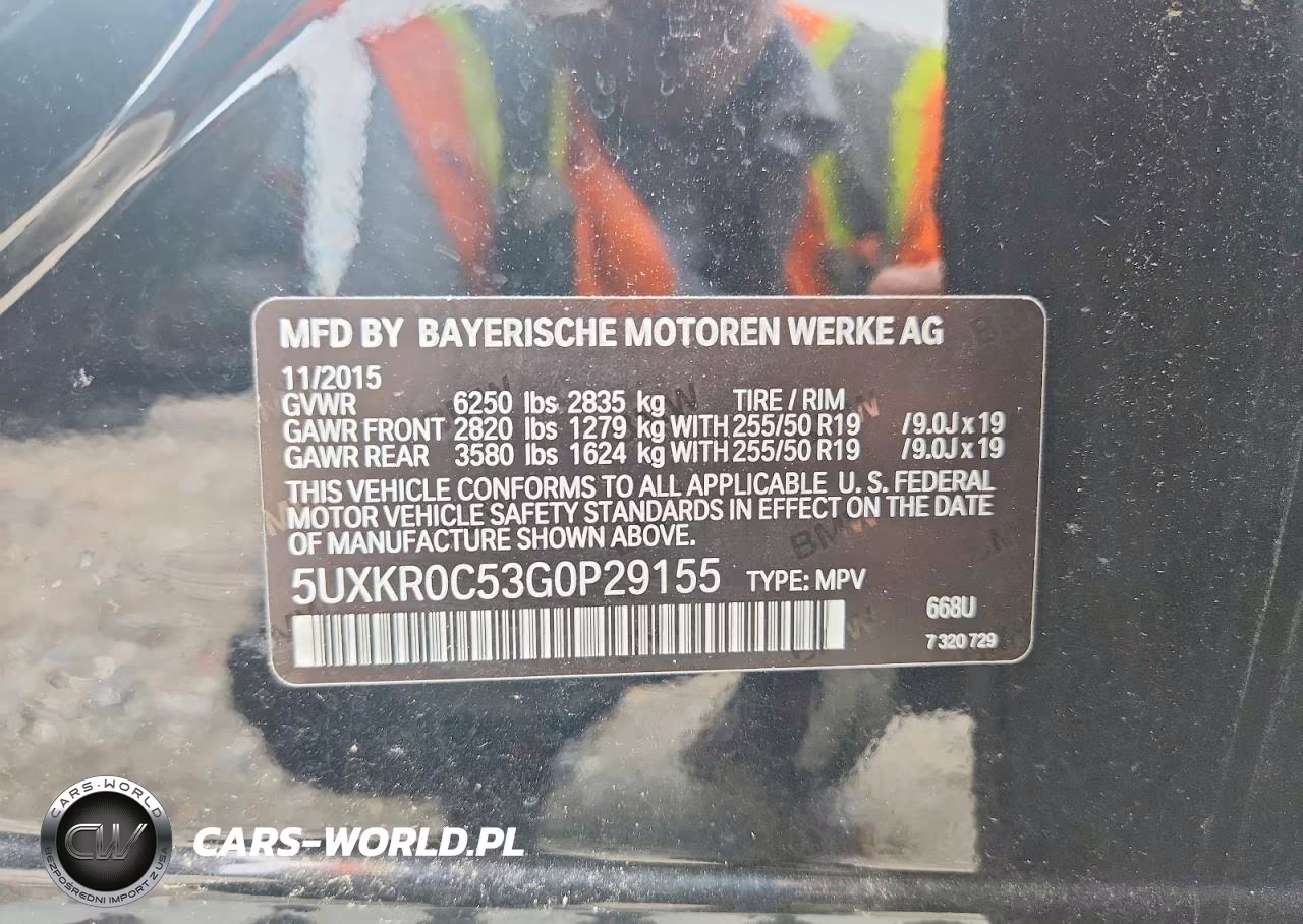2016 BMW X5 xDrive35I VIN:5UXKR0C53G0P29155 - 13