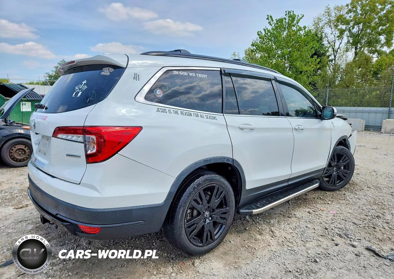 2021 Honda Pilot Se VIN:5FNYF5H29MB009274 - 3