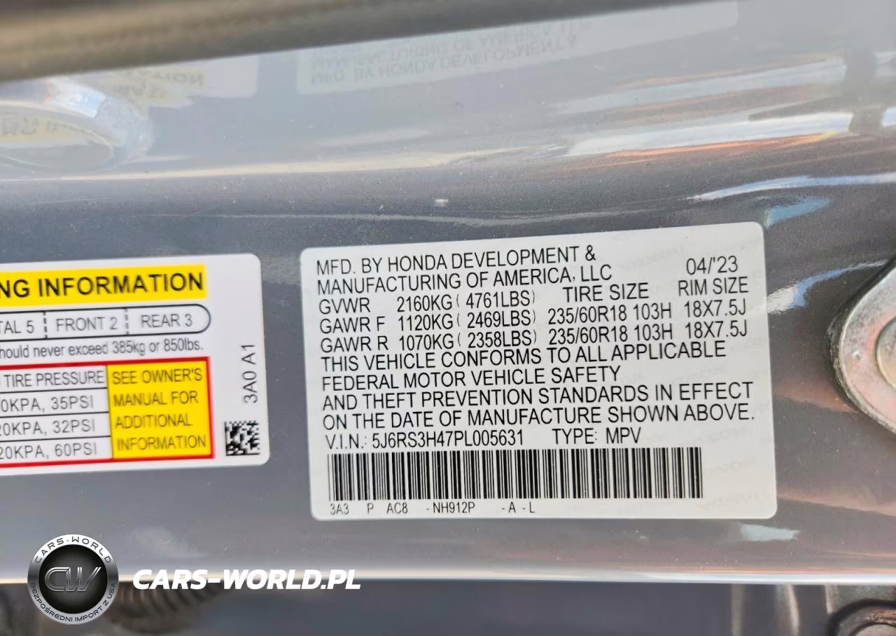 2023 Honda Cr-V Ex VIN:5J6RS3H47PL005631 - 13