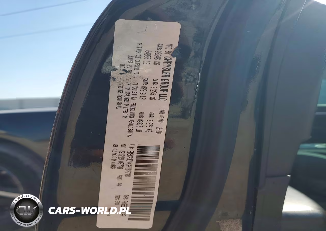 2010 Dodge Charger Sxt VIN:2B3CA3CVXAH187748 - 12