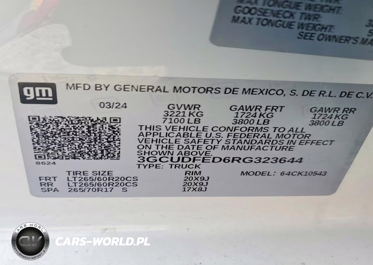 2024 Chevrolet Silverado K1500 Lt Trail Boss VIN:3GCUDFED6RG323644 - 12