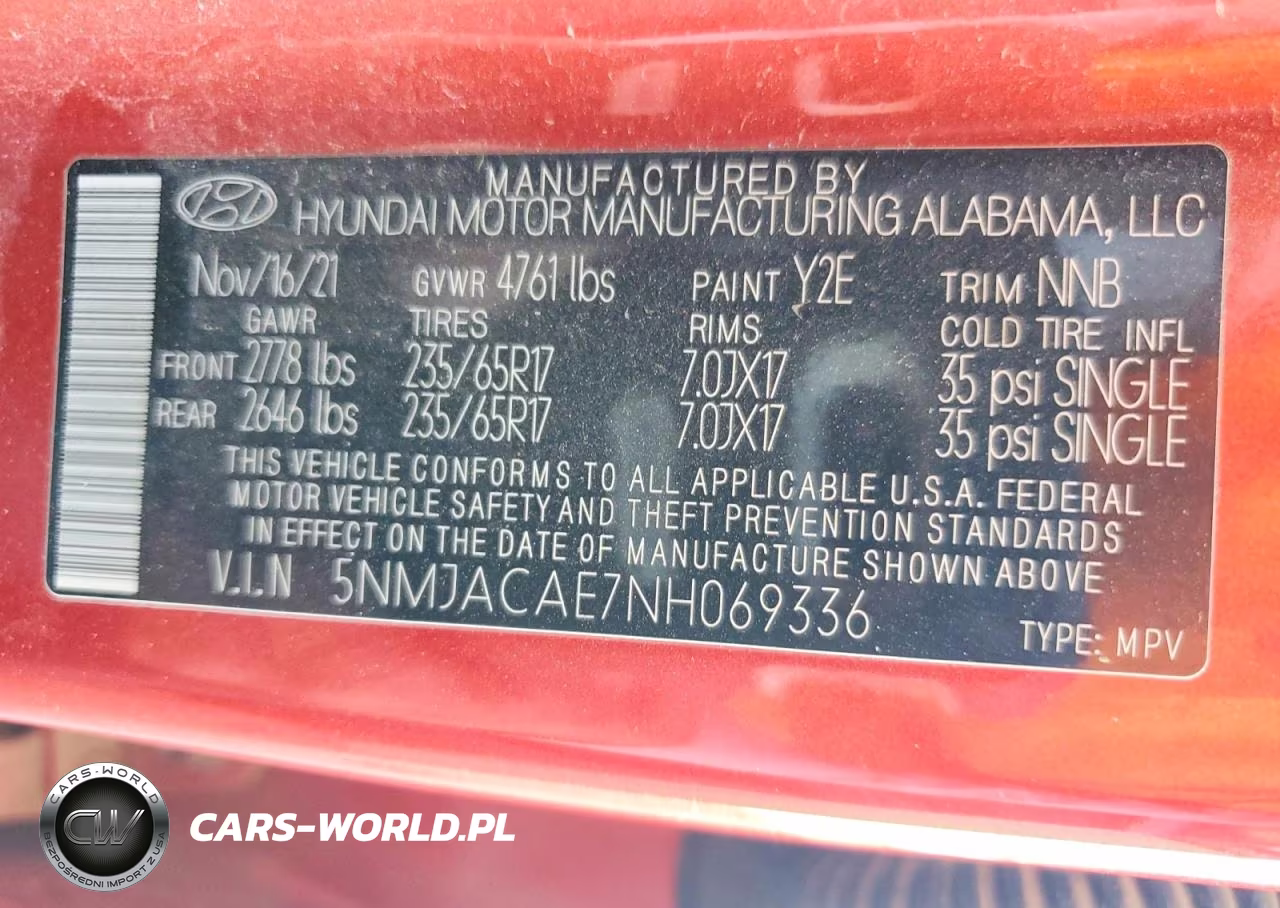 2022 Hyundai Tucson Se VIN:5NMJACAE7NH069336 - 13