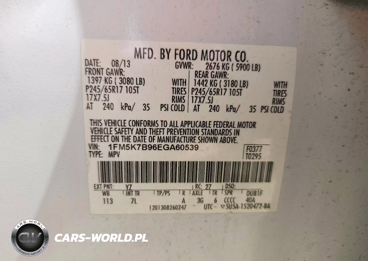 2014 Ford Explorer VIN:1FM5K7B96EGA60539 - 13