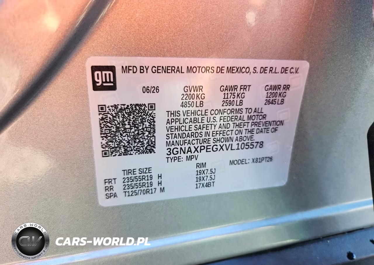 2027 Chevrolet Equinox Lt VIN:3GNAXPEGXVL105578 - 12