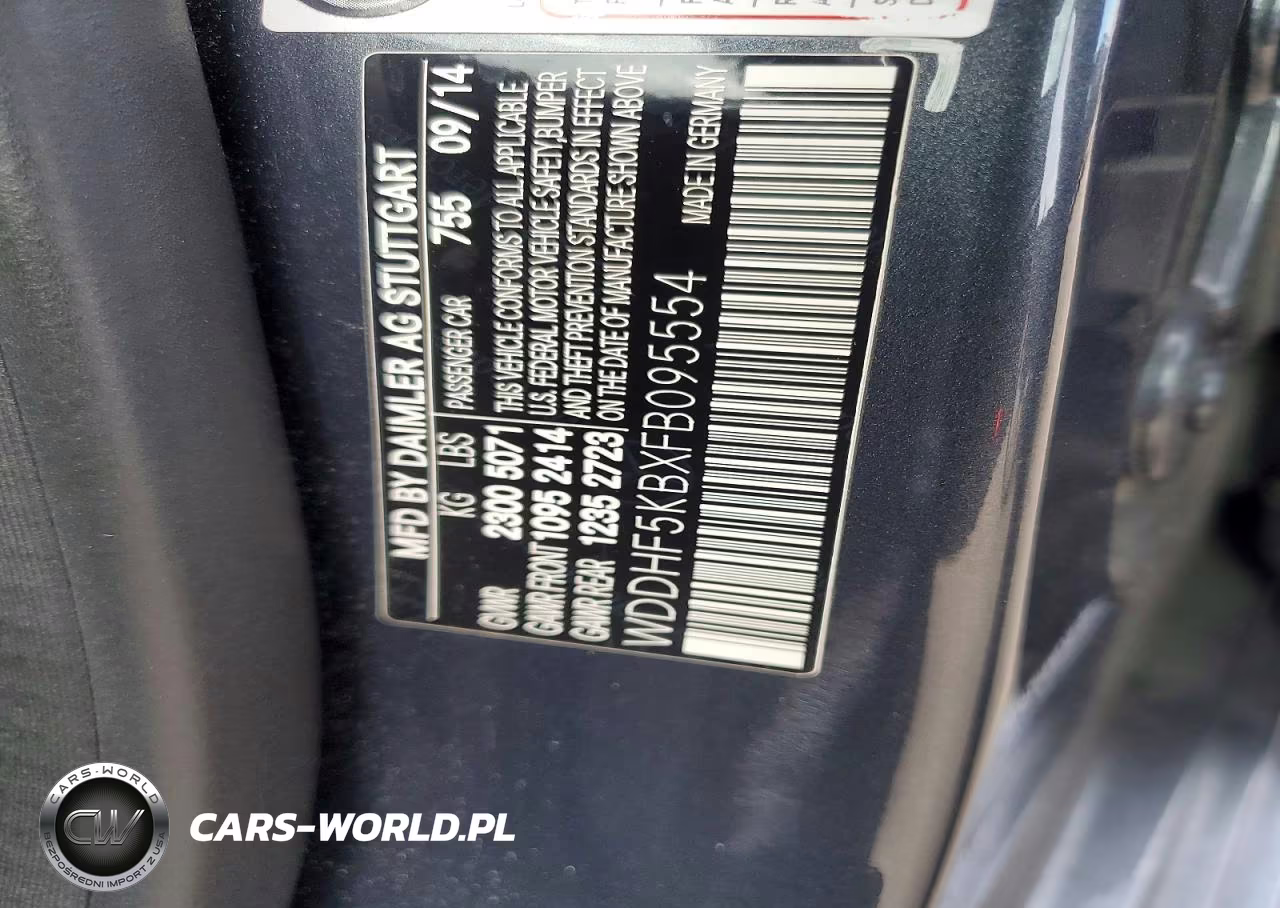 2015 Mercedes-Benz E 350 VIN:WDDHF5KBXFB095554 - 12