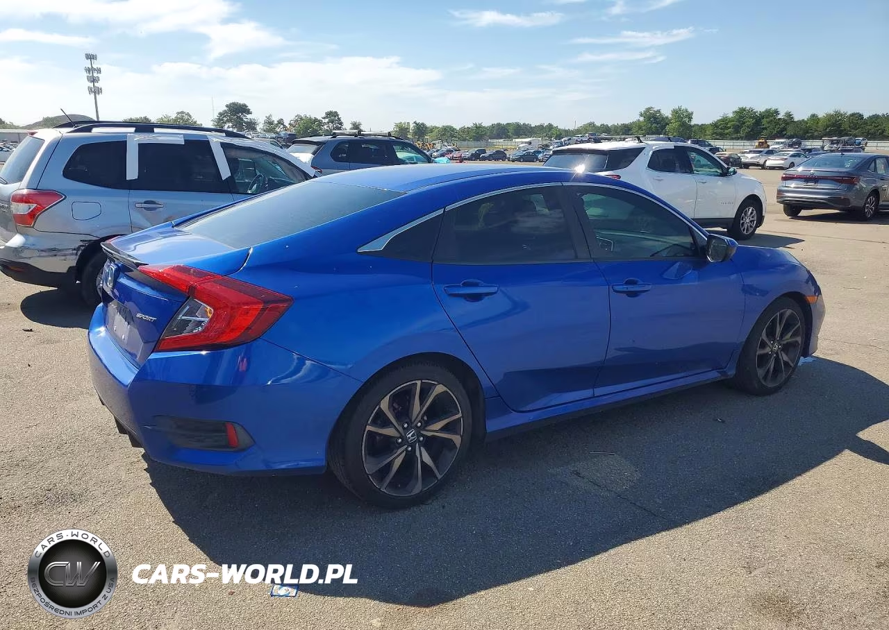 2019 Honda Civic Sport VIN:2HGFC2F82KH504088 - 3