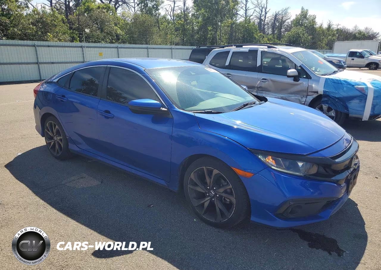 2019 Honda Civic Sport VIN:2HGFC2F82KH504088 - 4