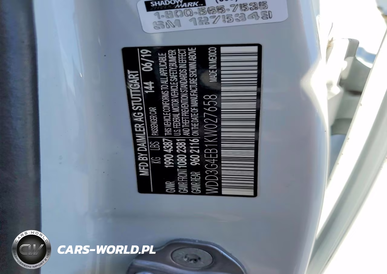 2019 Mercedes-Benz A 220 VIN:WDD3G4EB1KW027658 - 13