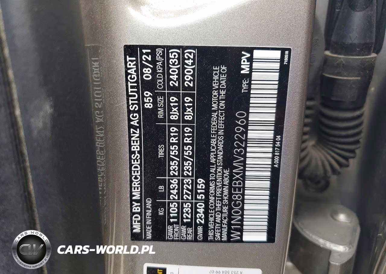 2021 Mercedes-Benz Glc 300 4Matic VIN:W1N0G8EBXMV322960 - 13