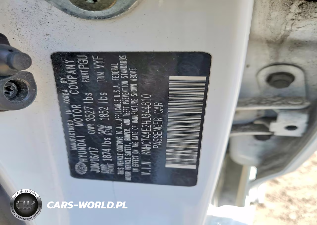 2017 Hyundai Accent Se VIN:KMHCT4AE2HU344810 - 12