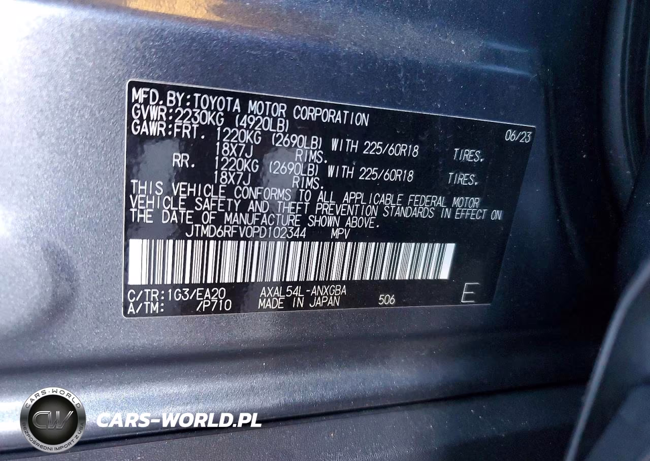 2023 Toyota Rav4 Limited VIN:JTMD6RFV0PD102344 - 14