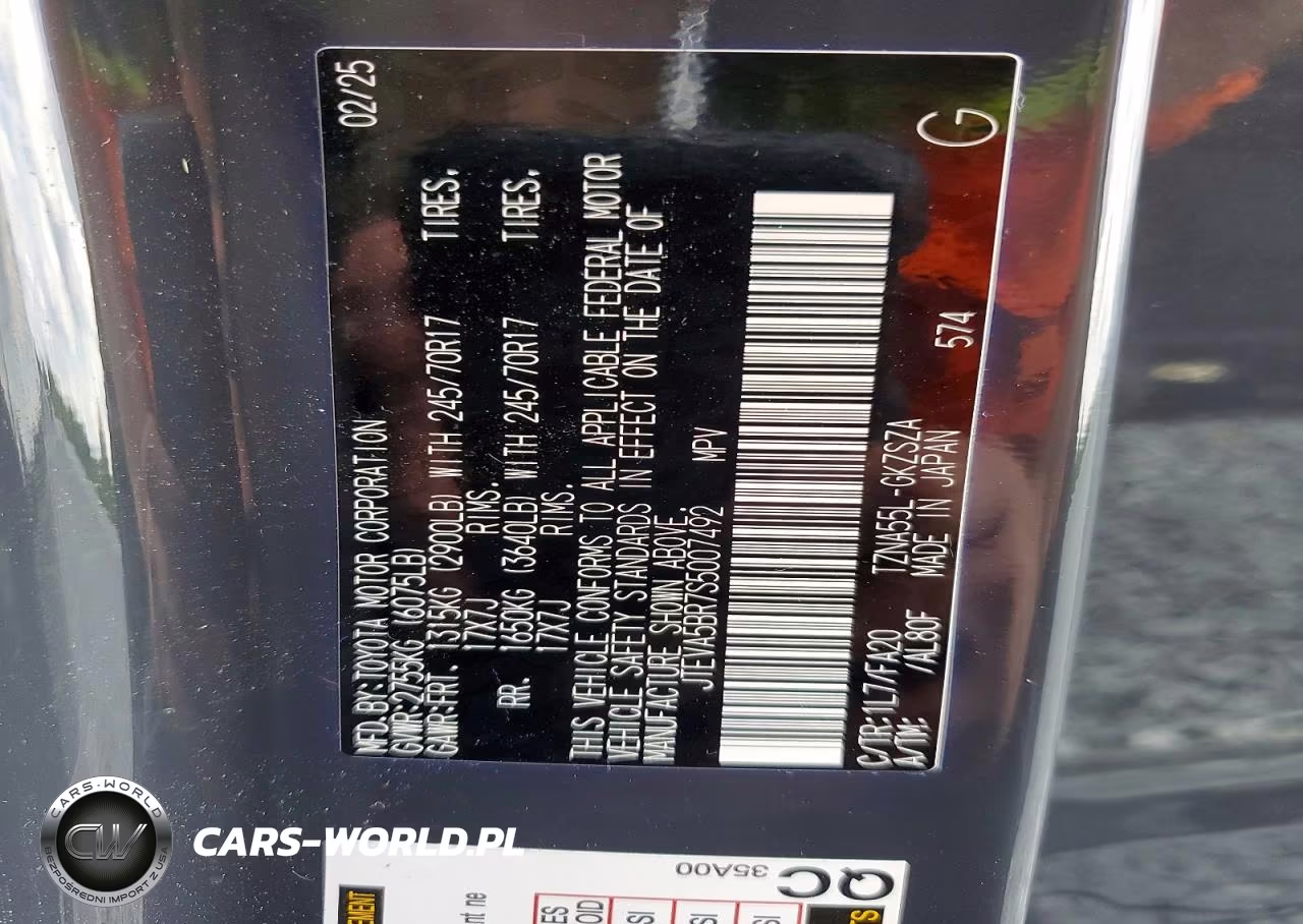 2025 Toyota 4Runner Sr5 VIN:JTEVA5BR7S5007492 - 13