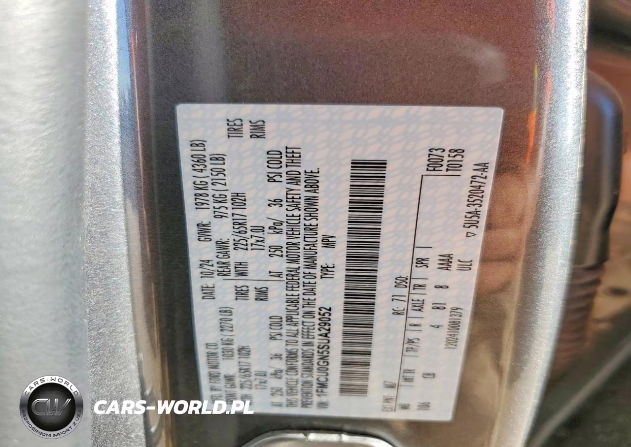 2025 Ford Escape Active VIN:1FMCU0GN5SUA29052 - 12