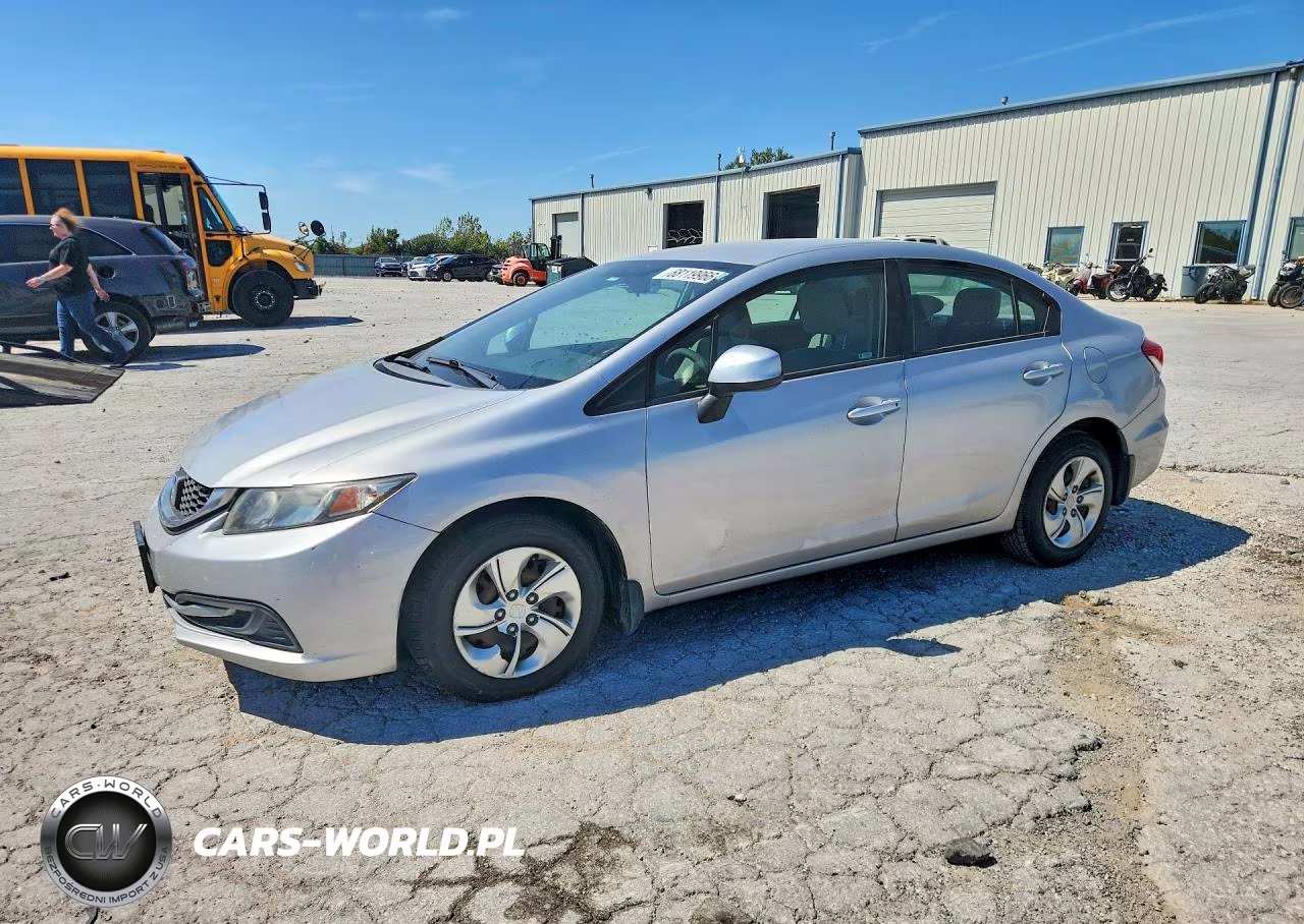 2013 Honda Civic Lx VIN:19XFB2F5XDE041154 - 1