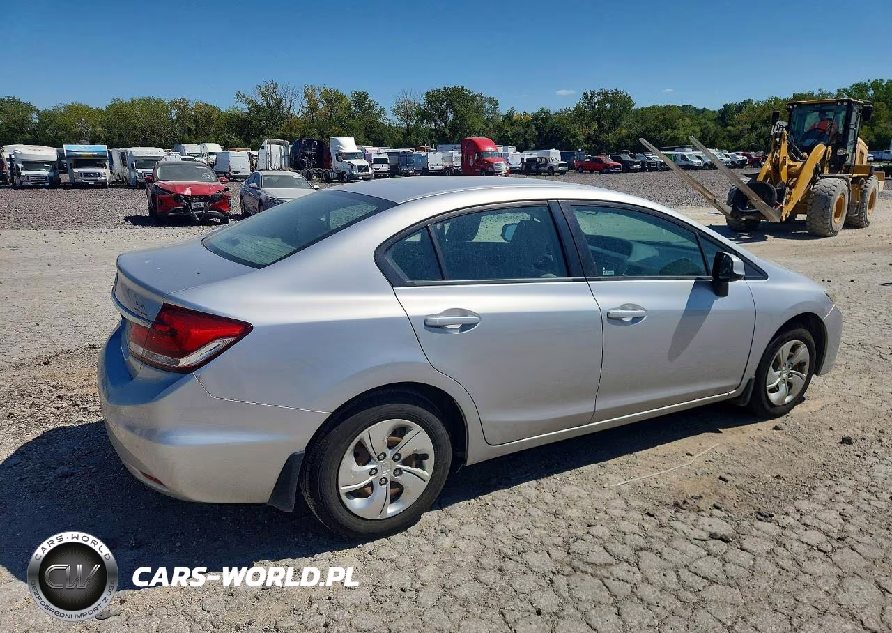 2013 Honda Civic Lx VIN:19XFB2F5XDE041154 - 3
