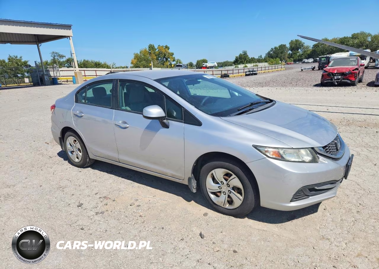 2013 Honda Civic Lx VIN:19XFB2F5XDE041154 - 4