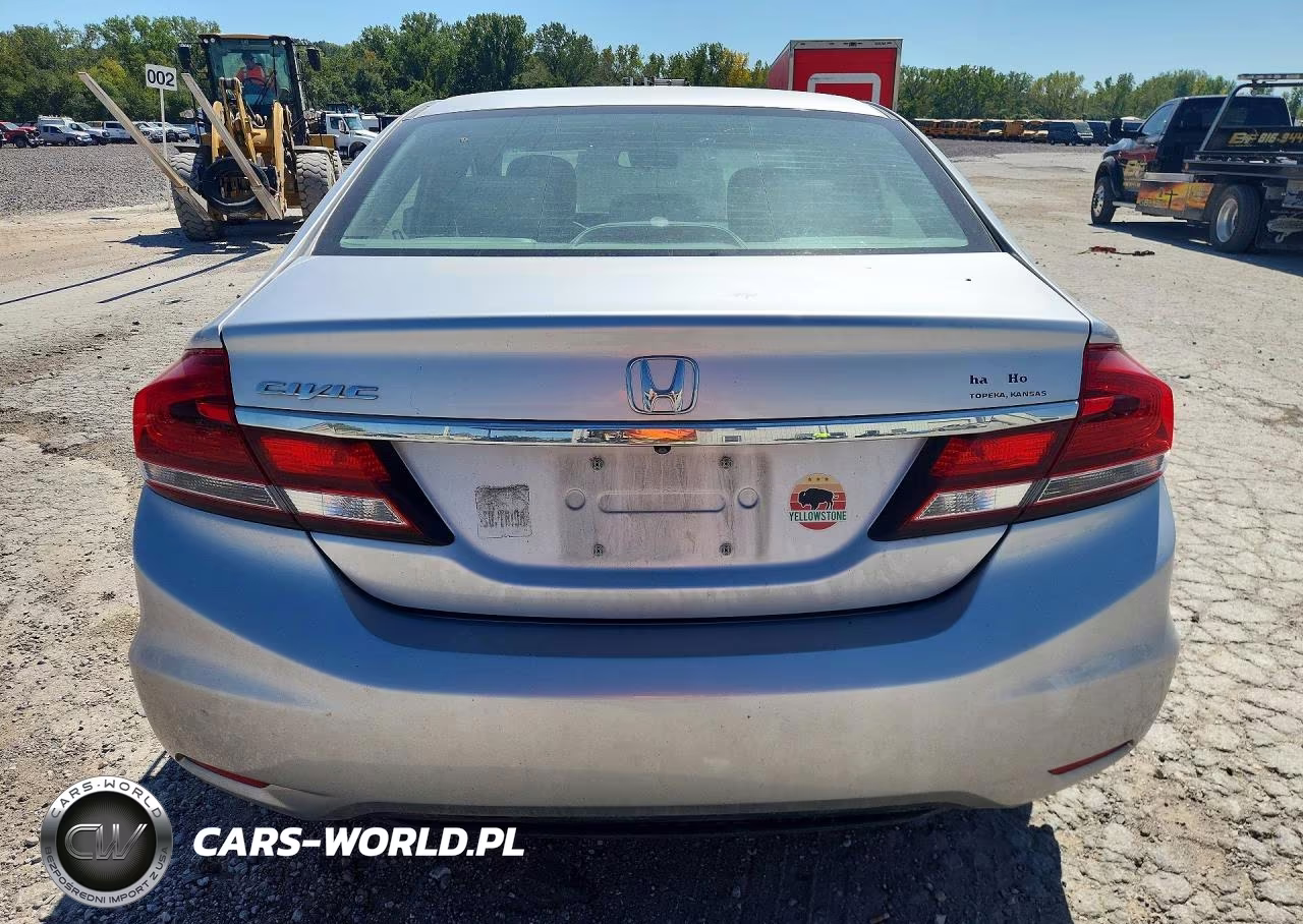 2013 Honda Civic Lx VIN:19XFB2F5XDE041154 - 6