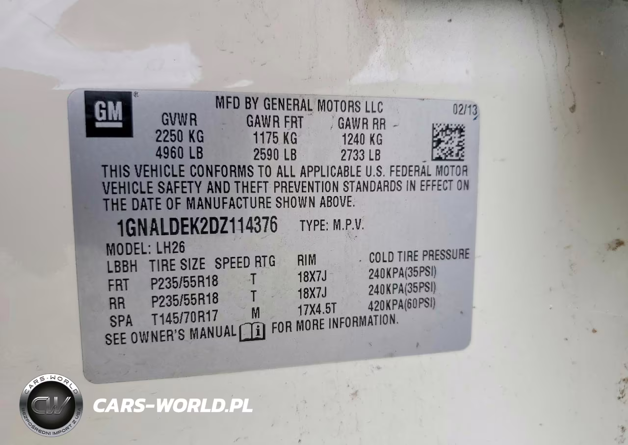 2013 Chevrolet Equinox Lt VIN:1GNALDEK2DZ114376 - 13