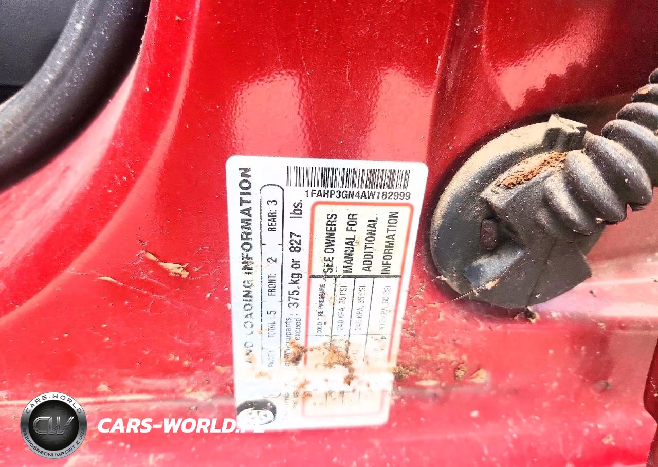 2010 Ford Focus Ses VIN:1FAHP3GN4AW182999 - 12