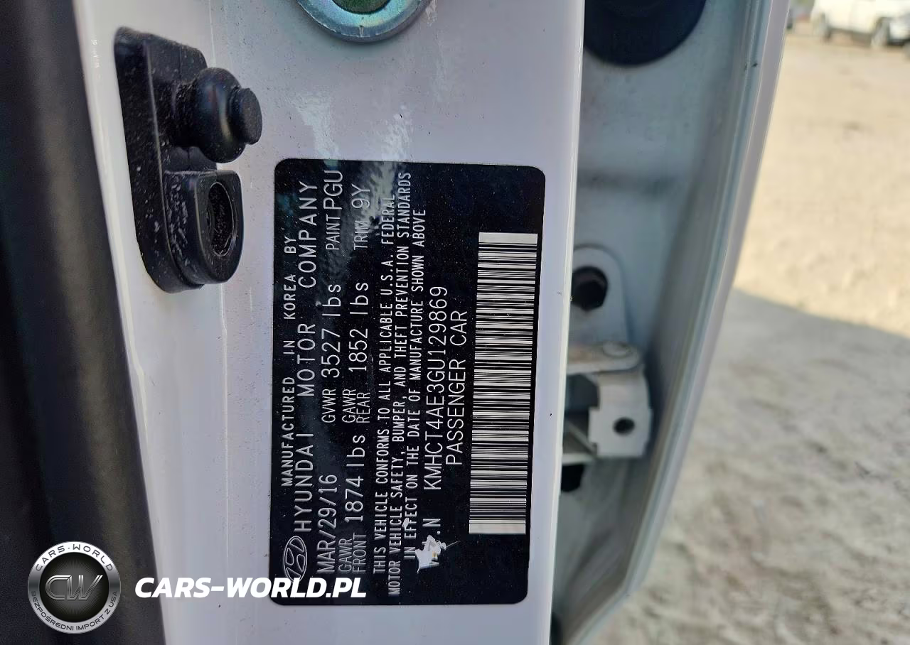 2016 Hyundai Accent Se VIN:KMHCT4AE3GU129869 - 12