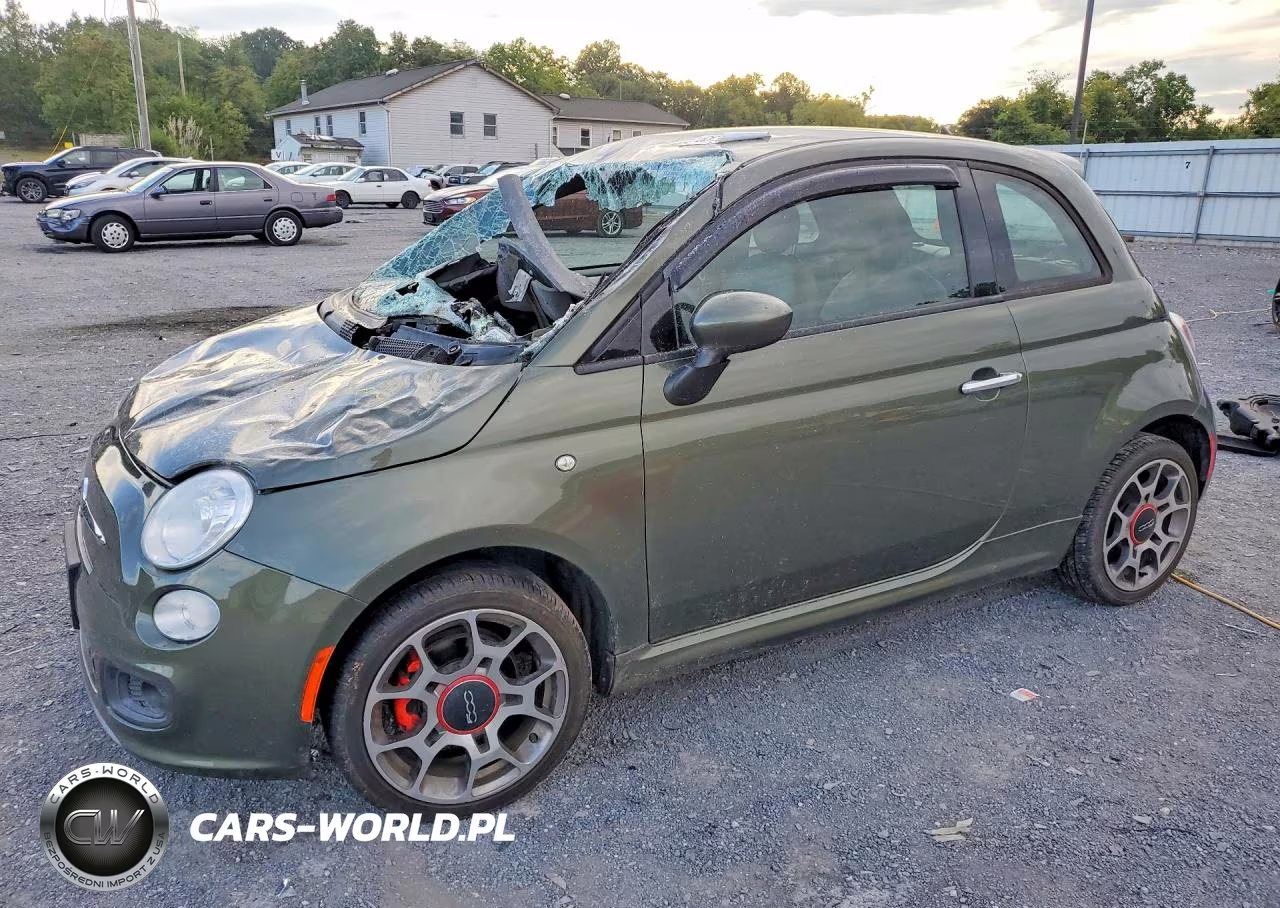 2015 Fiat 500 Sport VIN:3C3CFFBRXFT579783 - 1