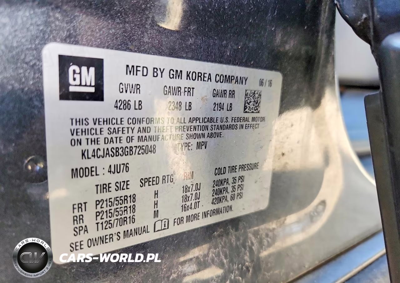 2016 Buick Encore VIN:KL4CJASB3GB725048 - 13
