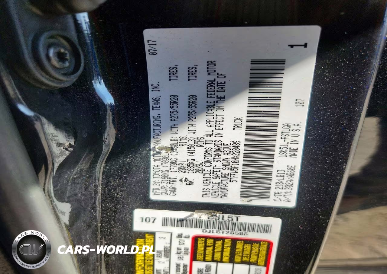 2017 Toyota Tundra Crewmax Limited VIN:5TFFW5F10HX228489 - 12