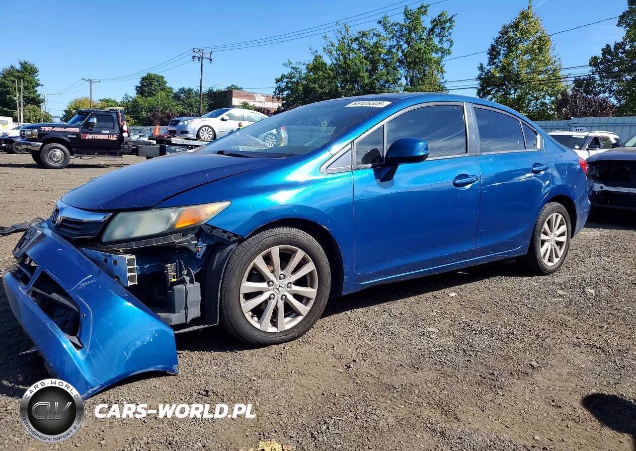 2012 Honda Civic Ex VIN:2HGFB2F84CH536951 - 1