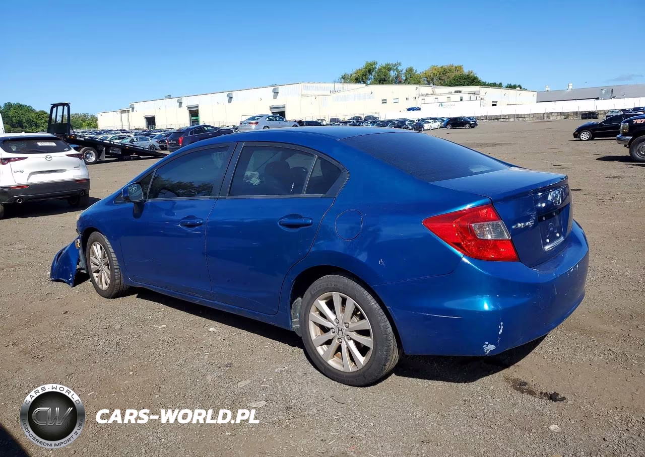2012 Honda Civic Ex VIN:2HGFB2F84CH536951 - 2