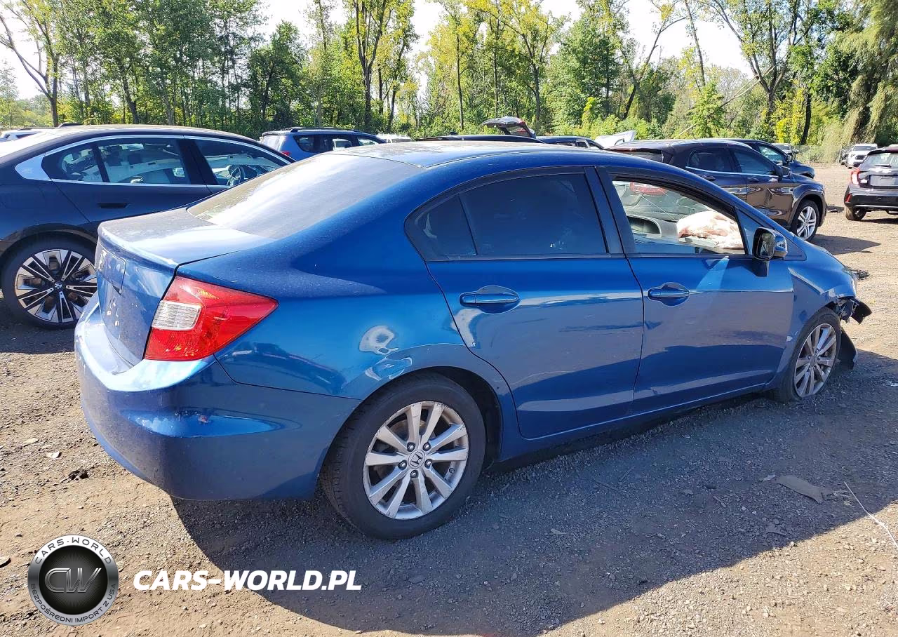 2012 Honda Civic Ex VIN:2HGFB2F84CH536951 - 3