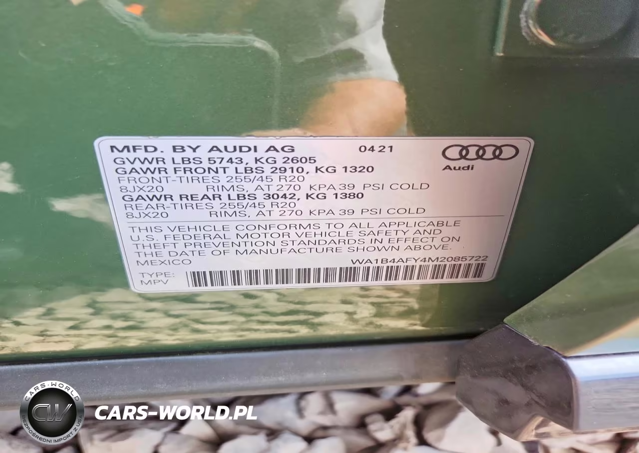 2021 Audi Sq5 Premium Plus VIN:WA1B4AFY4M2085722 - 14