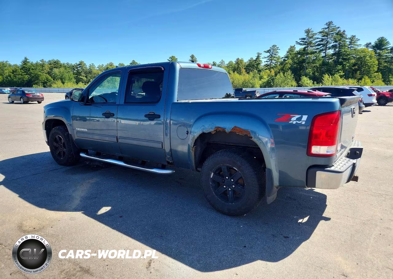 2012 GMC Sierra K1500 Sle VIN:3GTP2VE73CG158991 - 2