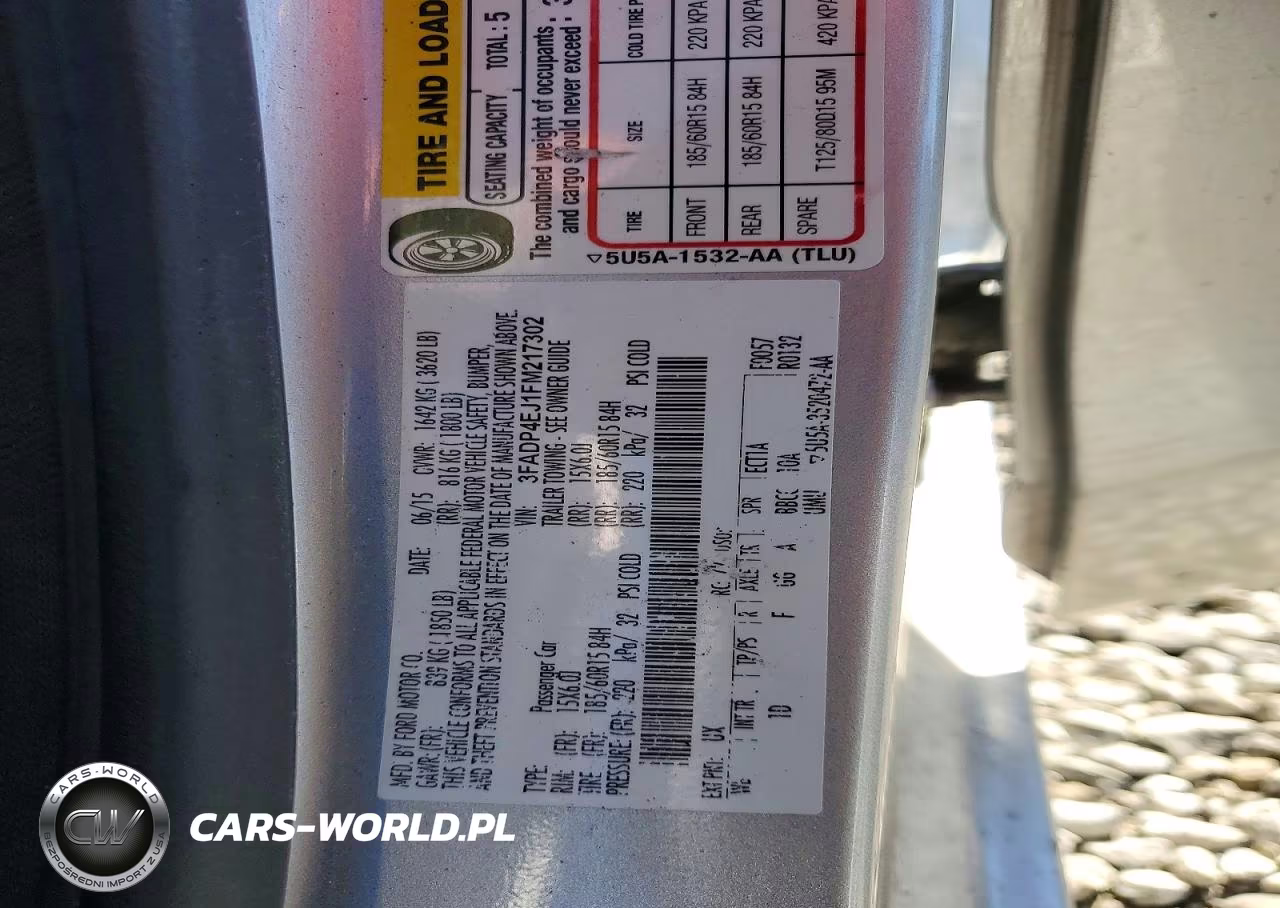2015 Ford Fiesta Se VIN:3FADP4EJ1FM217302 - 12
