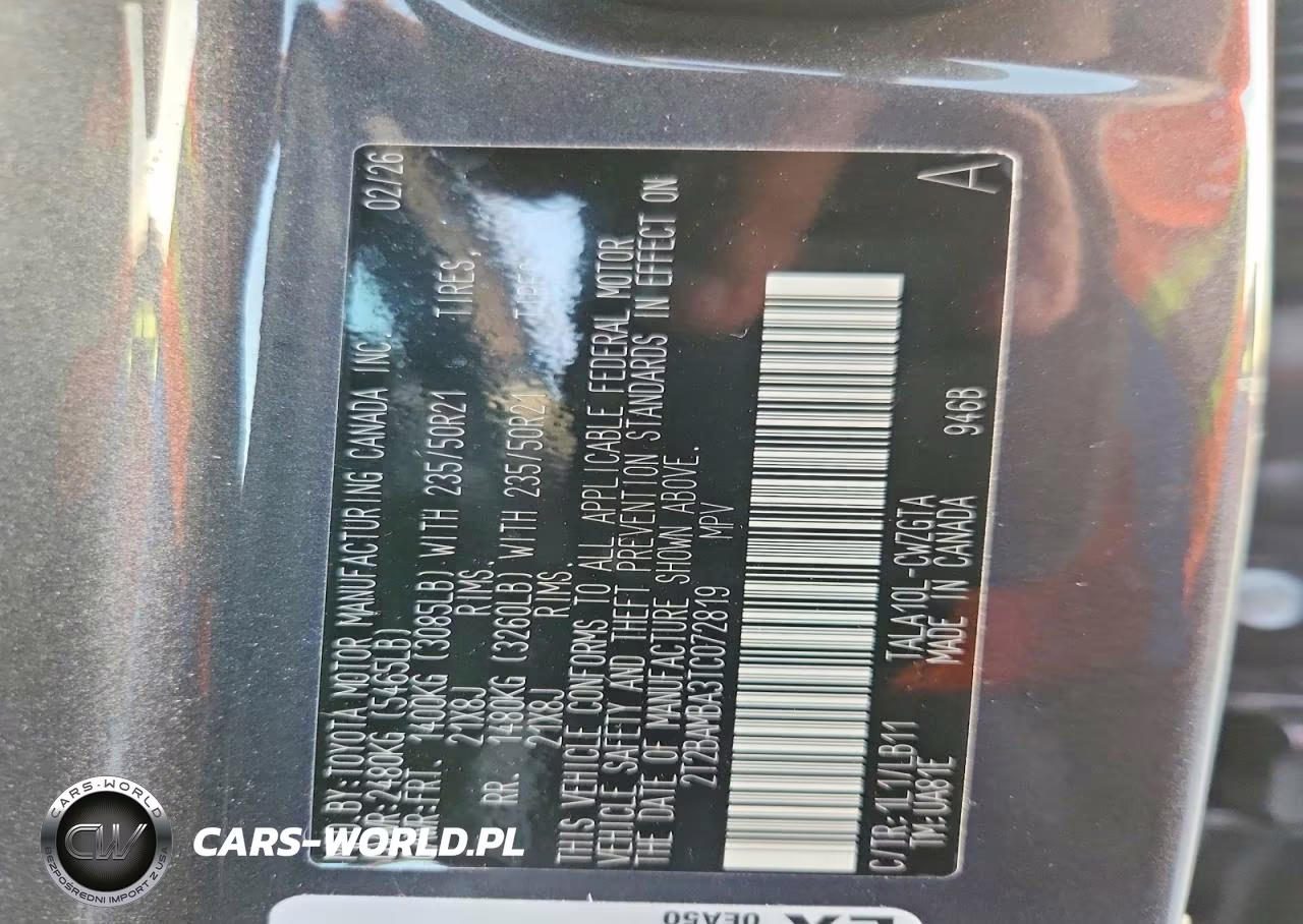 2026 Lexus Rx 350 Premium+ VIN:2T2BAMBA3TC072819 - 13