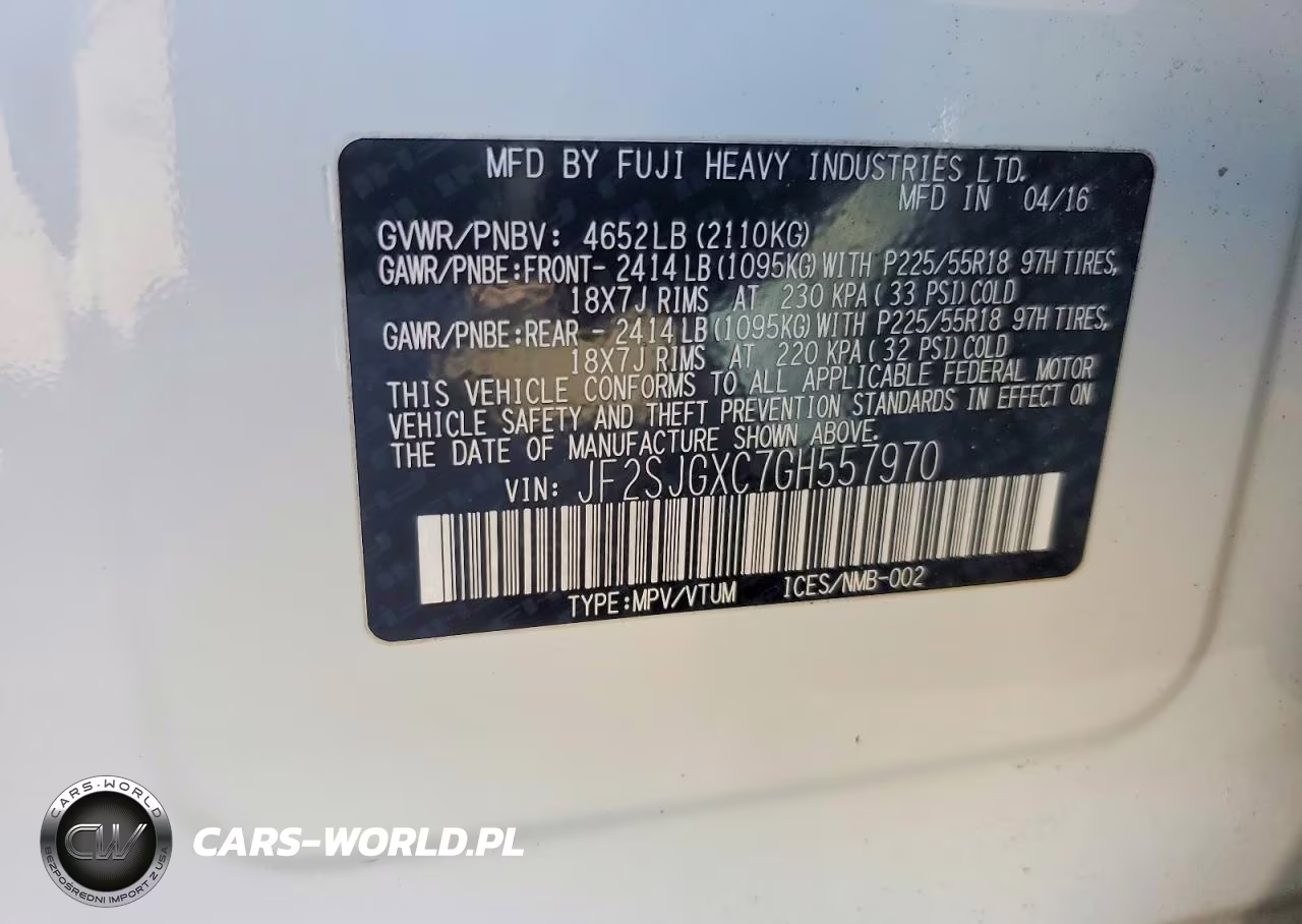 2016 Subaru Forester 2.0Xt Touring VIN:JF2SJGXC7GH557970 - 13