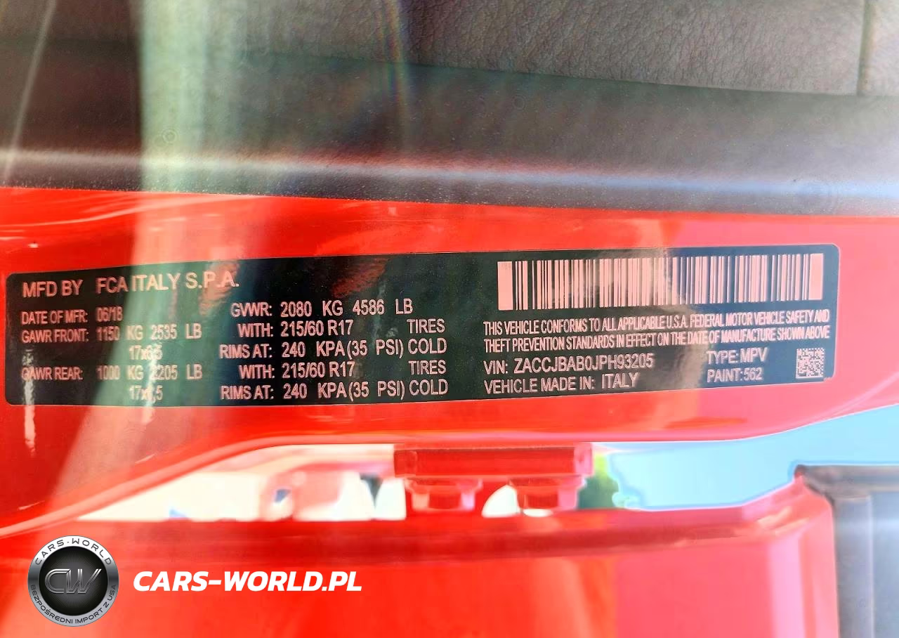 2018 Jeep Renegade Sport VIN:ZACCJBAB0JPH93205 - 14